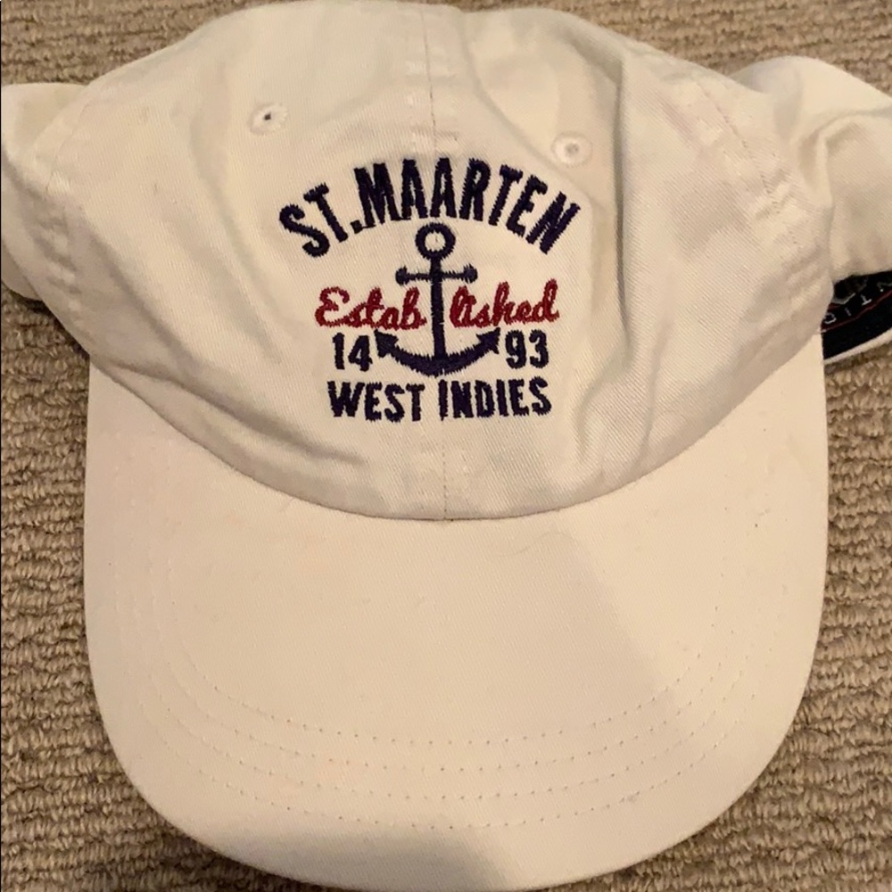 Adorable beige hat from St.Maarten West Indies